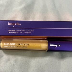 Imayla Gold Shimmering Lip Gloss- 24k Gold